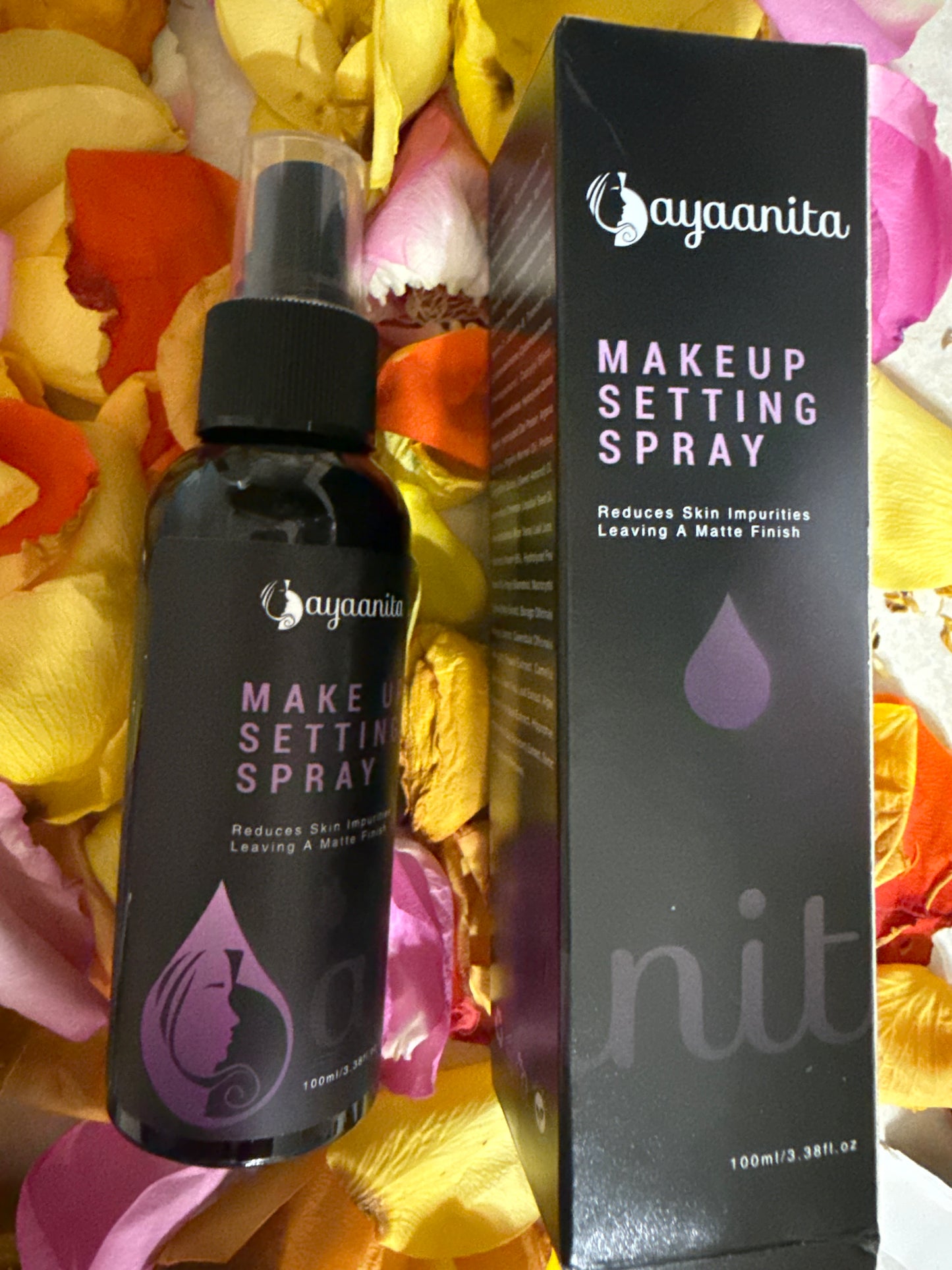 Makeup setting spray