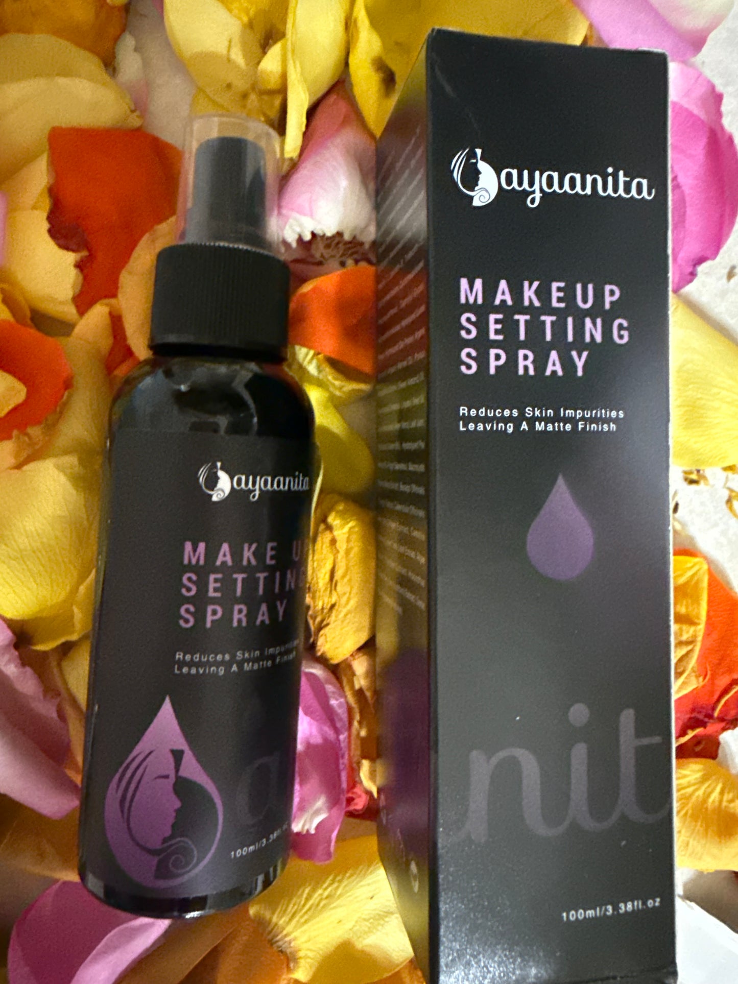 Makeup setting spray